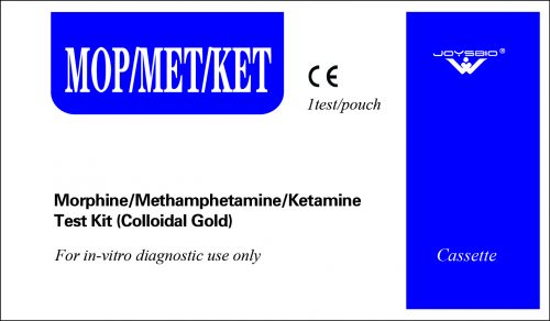 Lateral Flow Morphine/Methamphetamine/Ketamine Test Kit (Colloidal Gold)